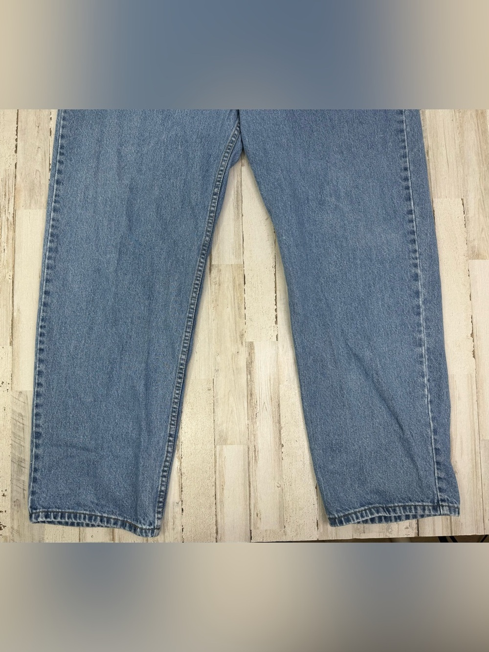 Vintage Levis 550 Pants Jeans Men 42x31 Denim Stretch Blue Straight - Picture 4 of 12